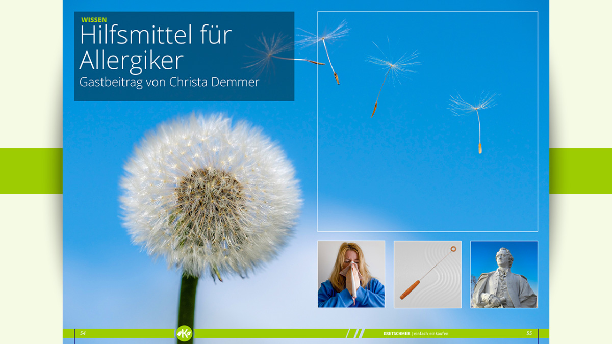 «infomagazin» Artikel Video Hilfsmittel für Allergiker
